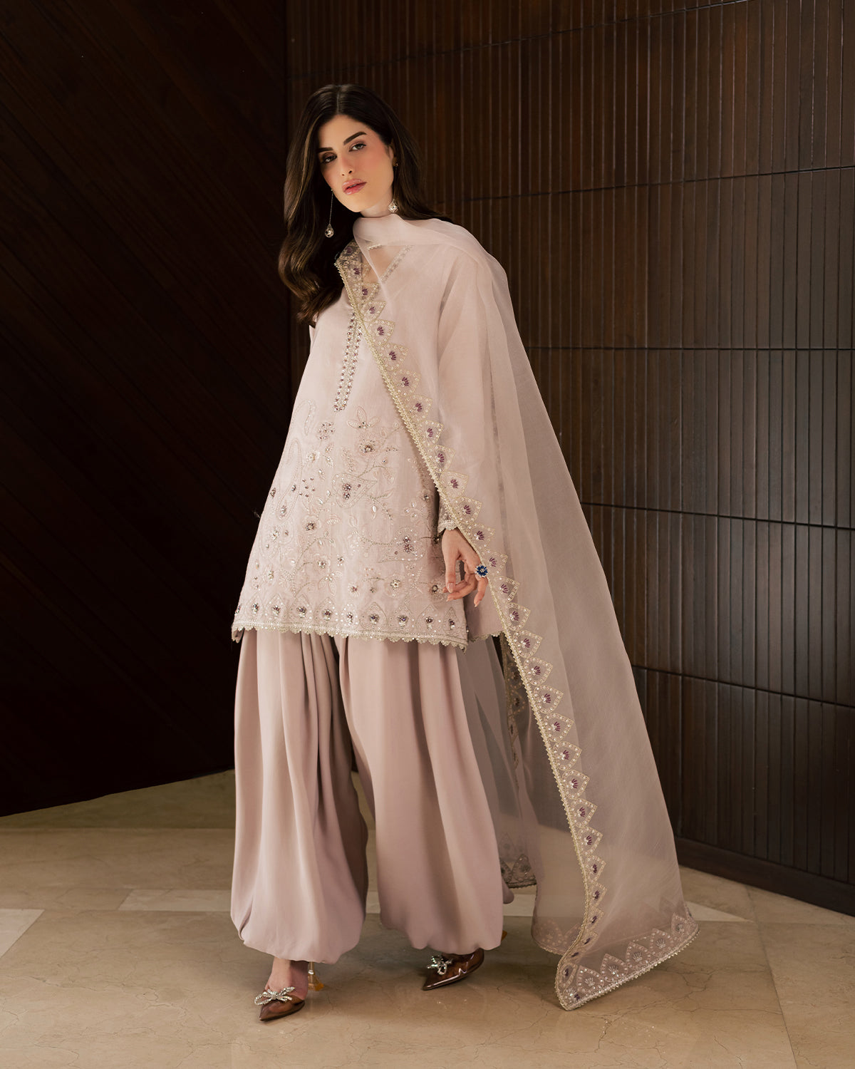 Sadaf Fawad Khan | Eva Luxury Pret 26 | Amethyst - Luxury Dress - available at Maria Faisal in UK and USA.