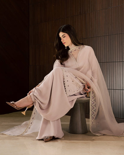 Sadaf Fawad Khan | Eva Luxury Pret 26 | Amethyst - Luxury Dress - available at Maria Faisal in UK and USA.