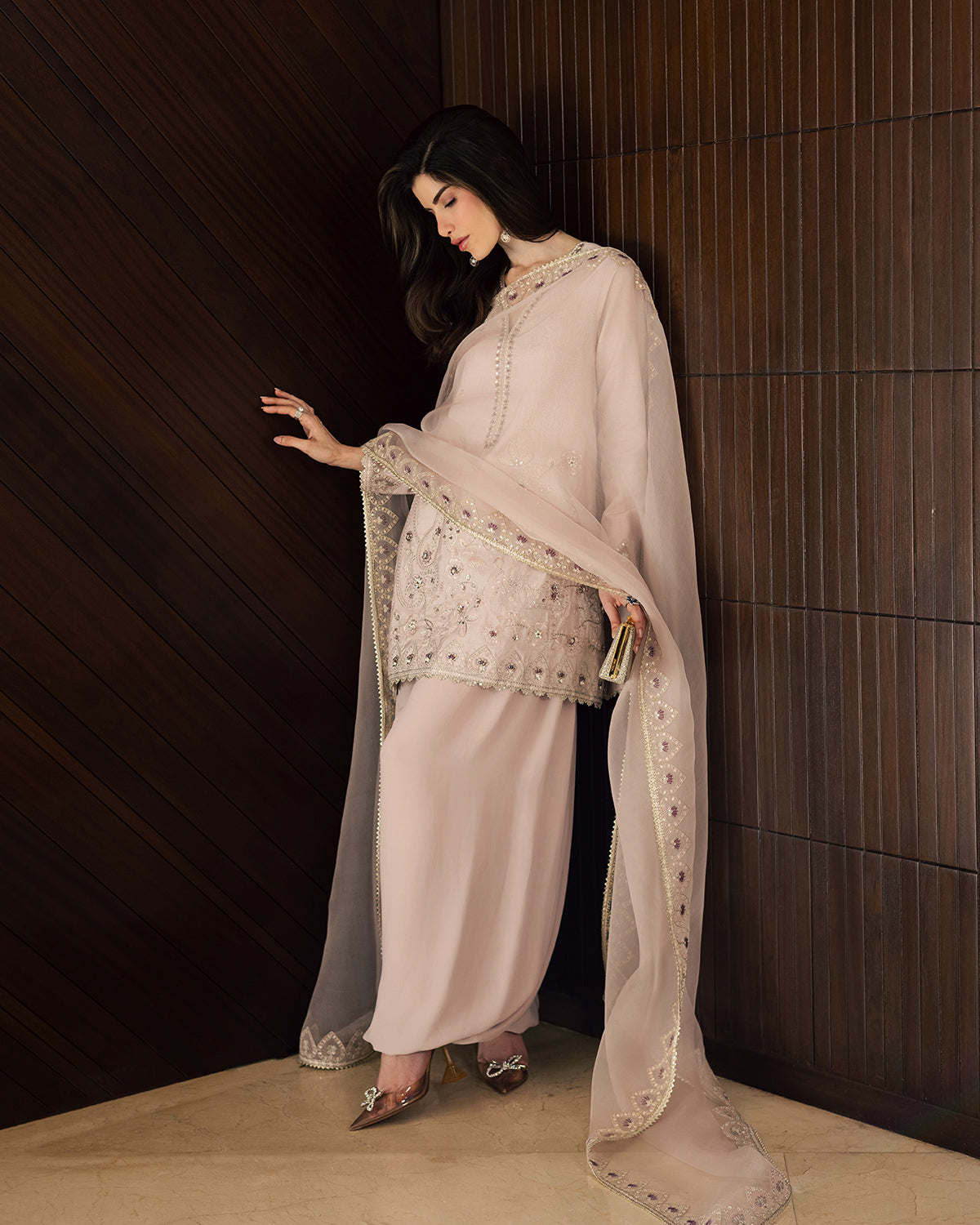 Sadaf Fawad Khan | Eva Luxury Pret 26 | Amethyst - Luxury Dress - available at Maria Faisal in UK and USA.