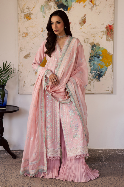 Zarposh | Celia Luxury Lawn 26 | LIYANA - Luxury Dress - available at Maria Faisal in UK and USA.