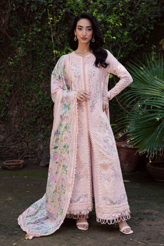 Zarposh | Celia Luxury Lawn 26 |ELYSE - Luxury Dress - available at Maria Faisal in UK and USA.