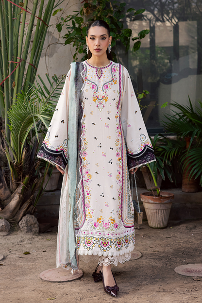 Zarposh | Celia Luxury Lawn 26 | ZARMIN - Luxury Dress - available at Maria Faisal in UK and USA.