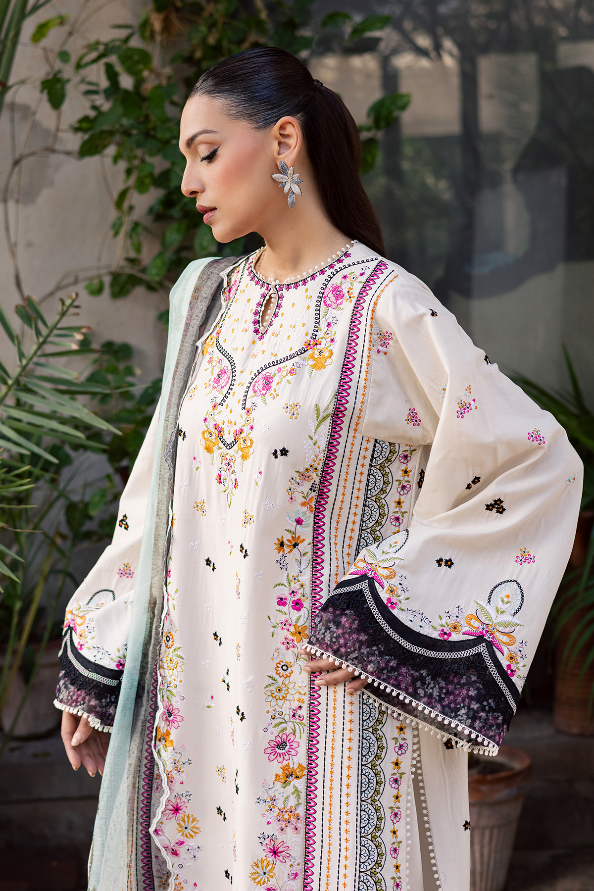 Zarposh | Celia Luxury Lawn 26 | ZARMIN - Luxury Dress - available at Maria Faisal in UK and USA.