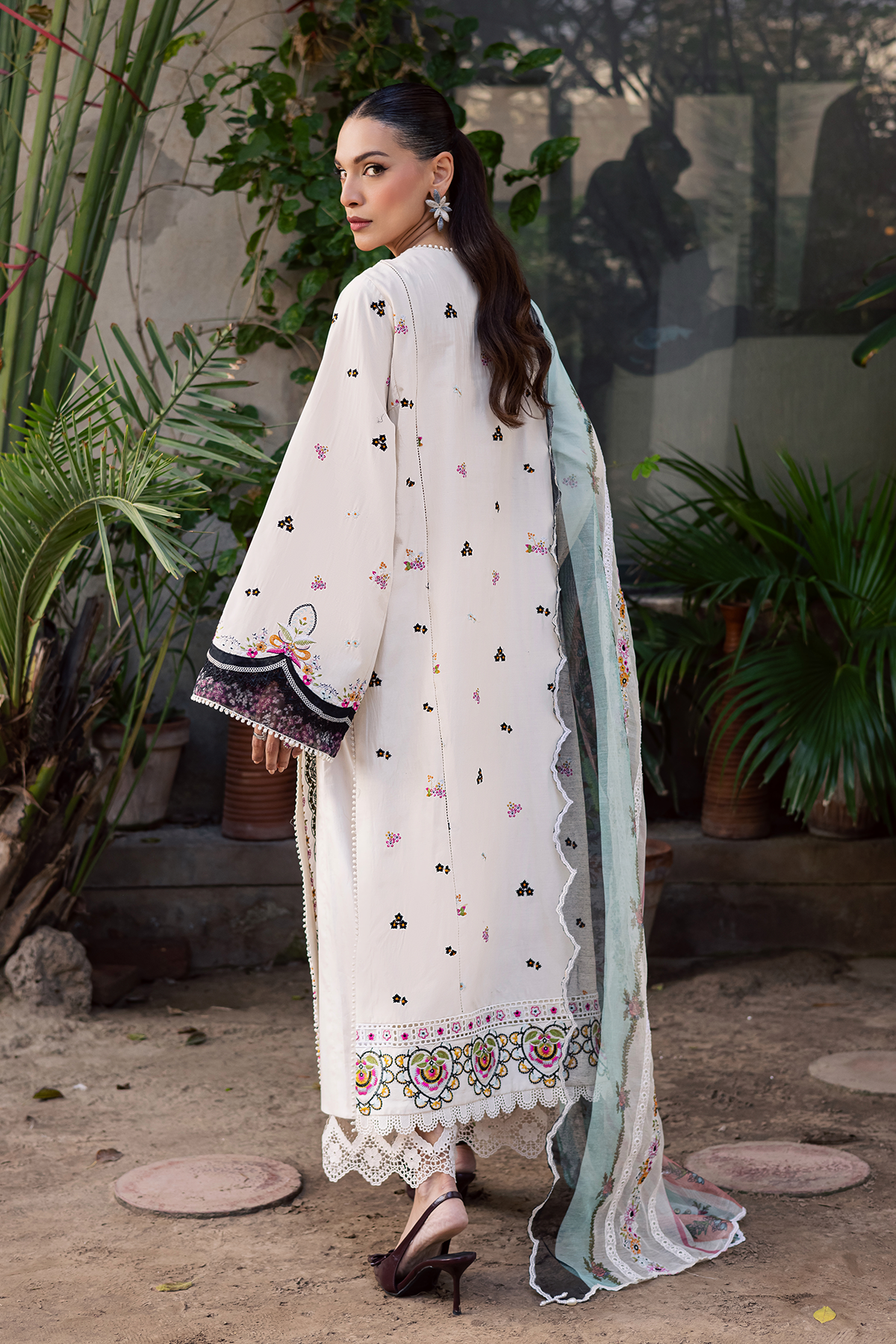 Zarposh | Celia Luxury Lawn 26 | ZARMIN - Luxury Dress - available at Maria Faisal in UK and USA.