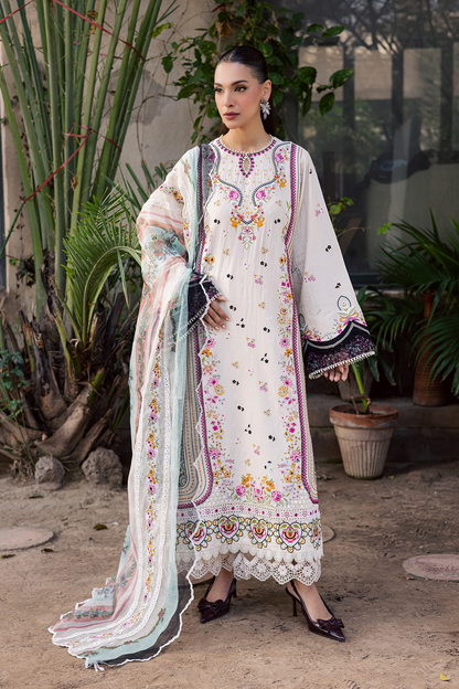 Zarposh | Celia Luxury Lawn 26 | ZARMIN - Luxury Dress - available at Maria Faisal in UK and USA.