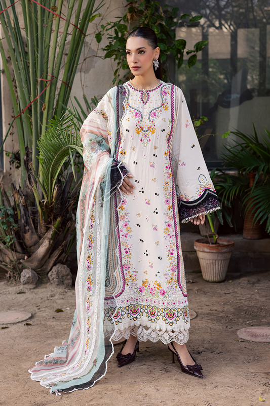 Zarposh | Celia Luxury Lawn 26 | ZARMIN - Luxury Dress - available at Maria Faisal in UK and USA.