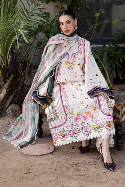 Zarposh | Celia Luxury Lawn 26 | ZARMIN - Luxury Dress - available at Maria Faisal in UK and USA.