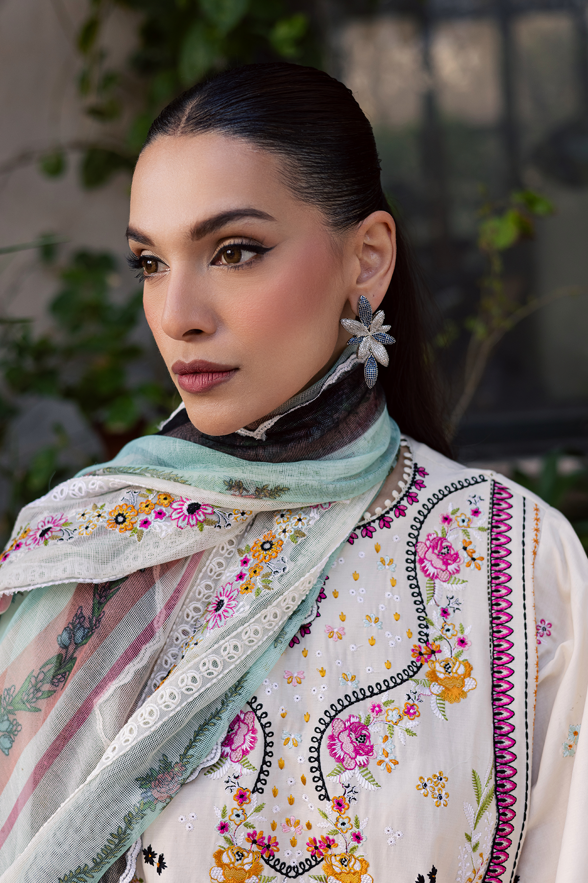 Zarposh | Celia Luxury Lawn 26 | ZARMIN - Luxury Dress - available at Maria Faisal in UK and USA.