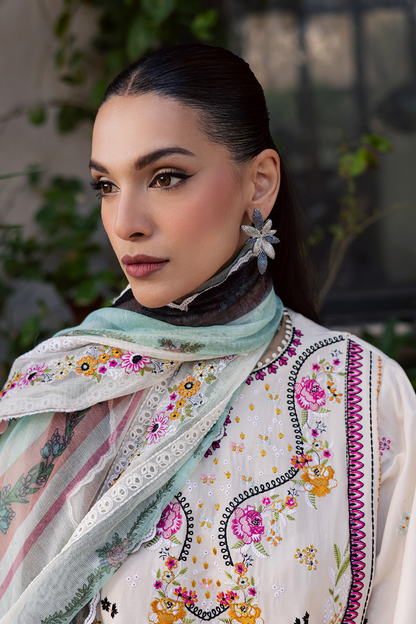 Zarposh | Celia Luxury Lawn 26 | ZARMIN - Luxury Dress - available at Maria Faisal in UK and USA.