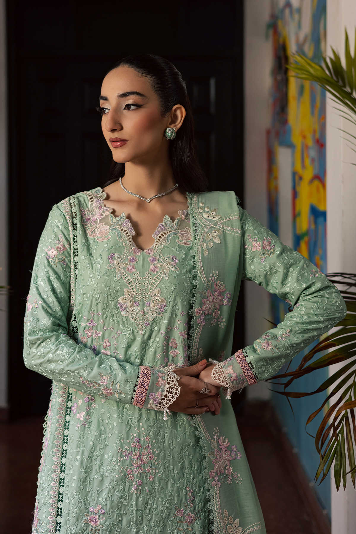 Zarposh | Celia Luxury Lawn 26 |MIREYA - Luxury Dress - available at Maria Faisal in UK and USA.