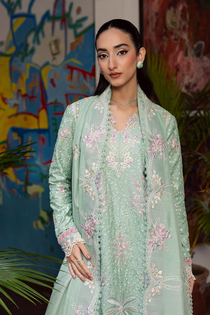 Zarposh | Celia Luxury Lawn 26 |MIREYA - Luxury Dress - available at Maria Faisal in UK and USA.