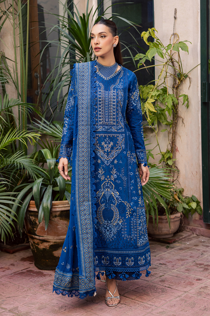Zarposh | Celia Luxury Lawn 26 | NYSA - Luxury Dress - available at Maria Faisal in UK and USA.