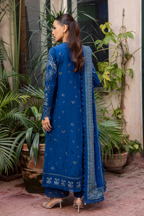 Zarposh | Celia Luxury Lawn 26 | NYSA - Luxury Dress - available at Maria Faisal in UK and USA.