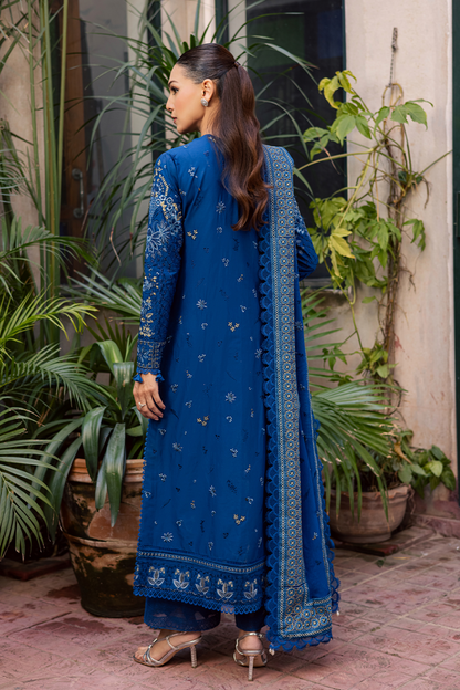 Zarposh | Celia Luxury Lawn 26 | NYSA - Luxury Dress - available at Maria Faisal in UK and USA.