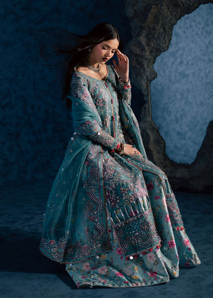 Maria Osama Khan | Lamhay Wedding Festive | NEELUM - Wedding Dress - available at Maria Faisal in UK and USA.