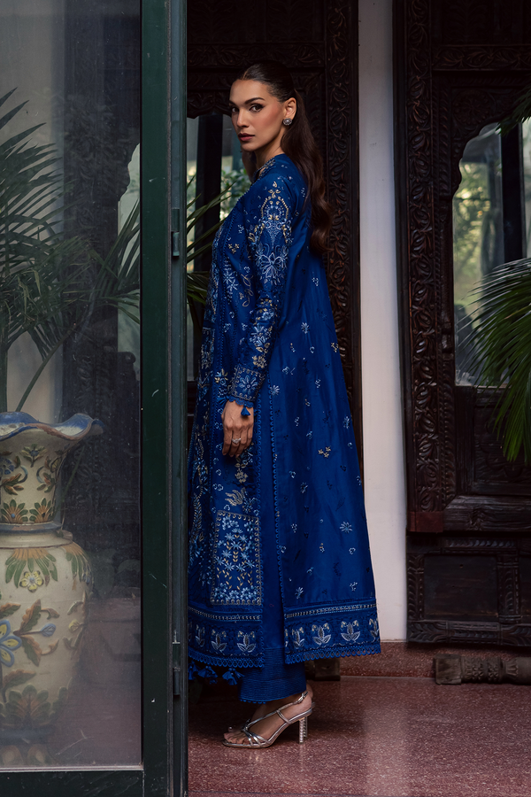 Zarposh | Celia Luxury Lawn 26 | NYSA - Luxury Dress - available at Maria Faisal in UK and USA.