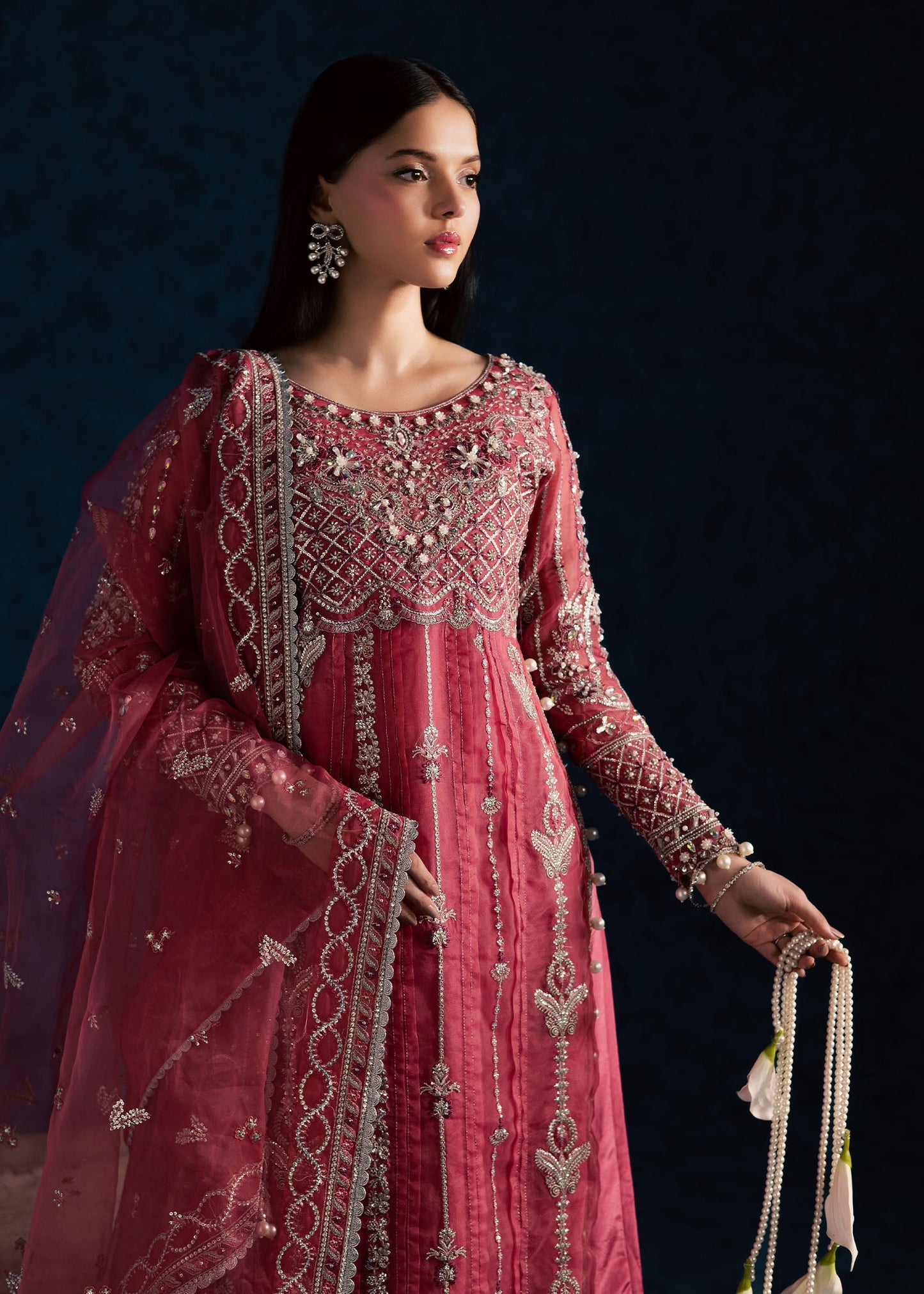 Maria Osama Khan | Lamhay Wedding Festive | GULBAHAR - Wedding Dress - available at Maria Faisal in UK and USA.
