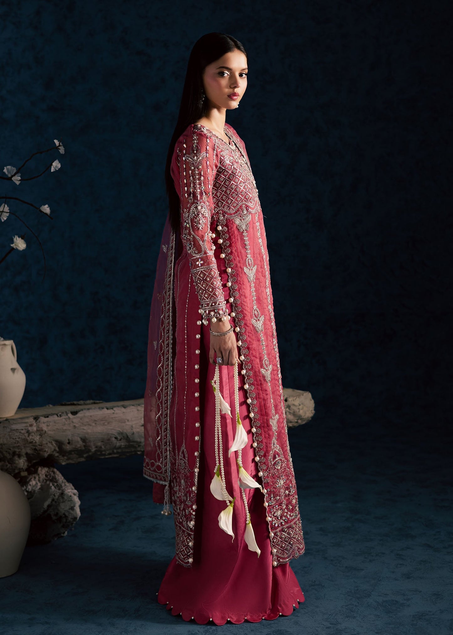 Maria Osama Khan | Lamhay Wedding Festive | GULBAHAR - Wedding Dress - available at Maria Faisal in UK and USA.