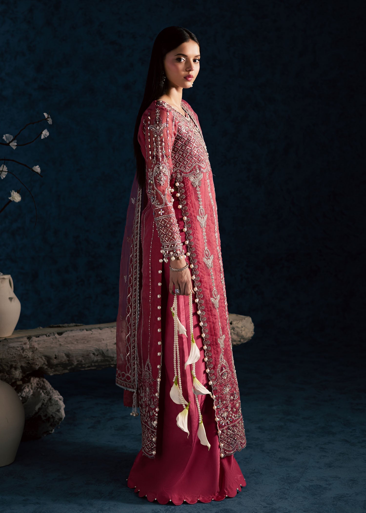 Maria Osama Khan | Lamhay Wedding Festive | GULBAHAR - Wedding Dress - available at Maria Faisal in UK and USA.
