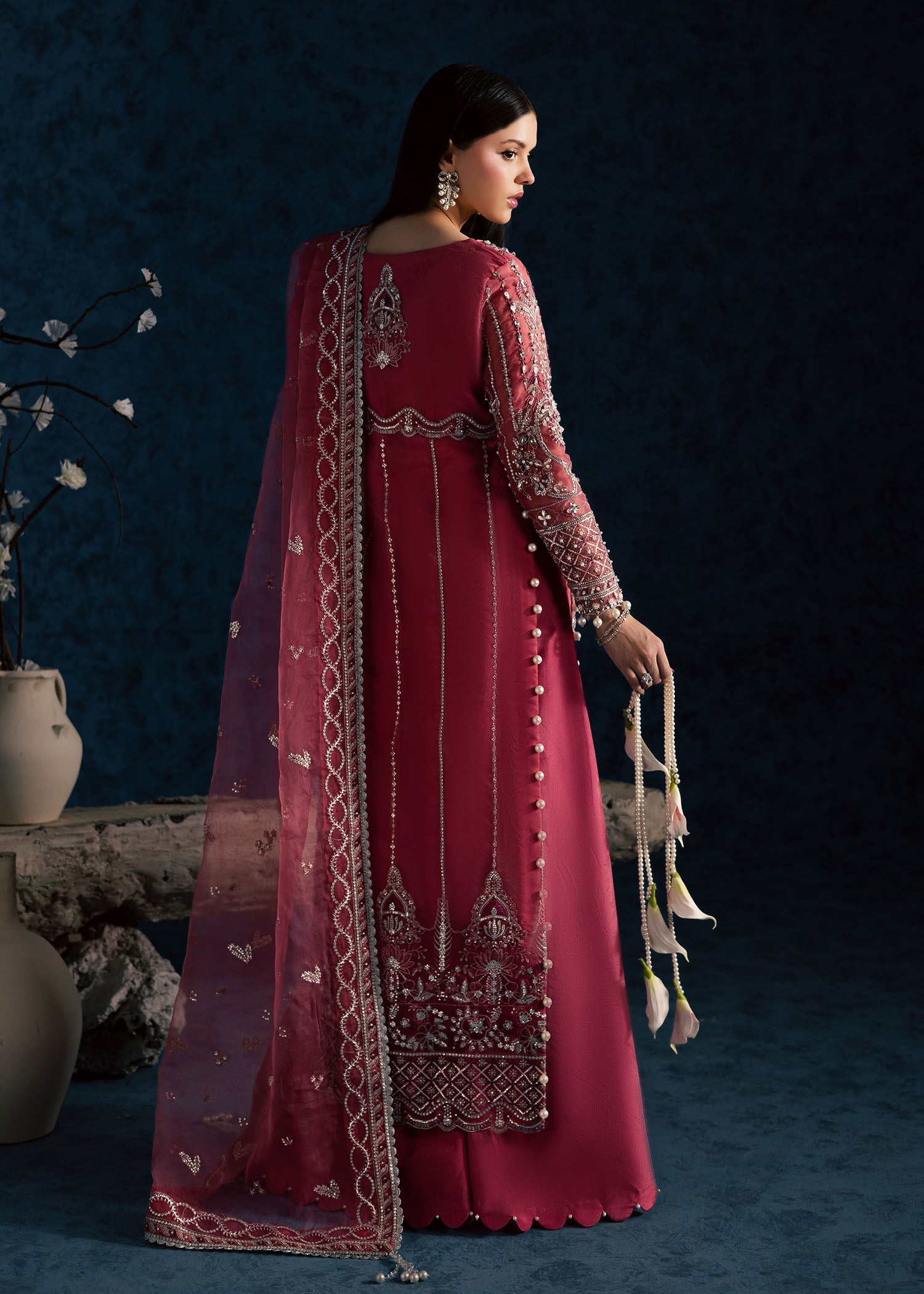 Maria Osama Khan | Lamhay Wedding Festive | GULBAHAR - Wedding Dress - available at Maria Faisal in UK and USA.