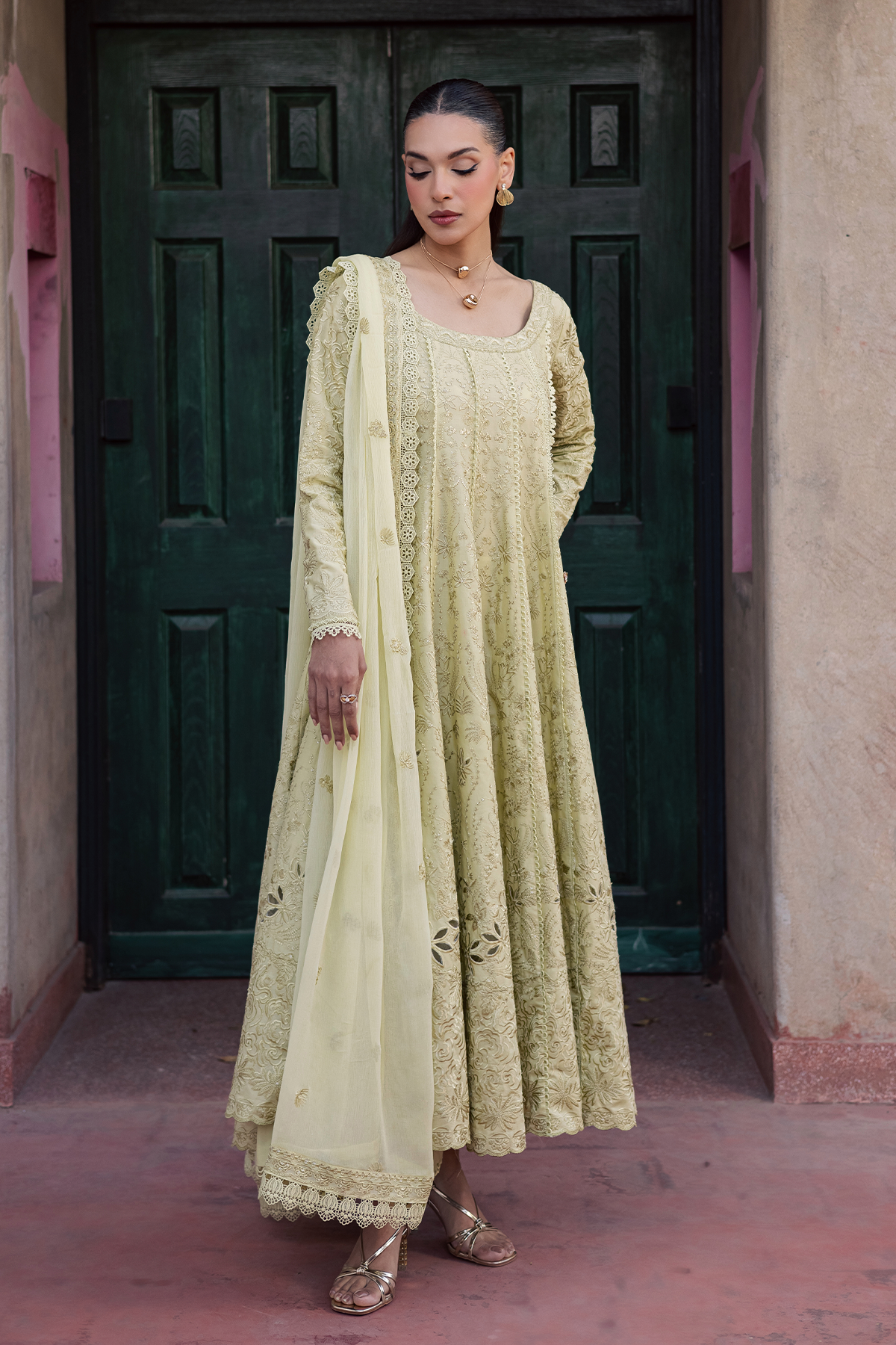 Zarposh | Celia Luxury Lawn 26 |ELVIA - Luxury Dress - available at Maria Faisal in UK and USA.