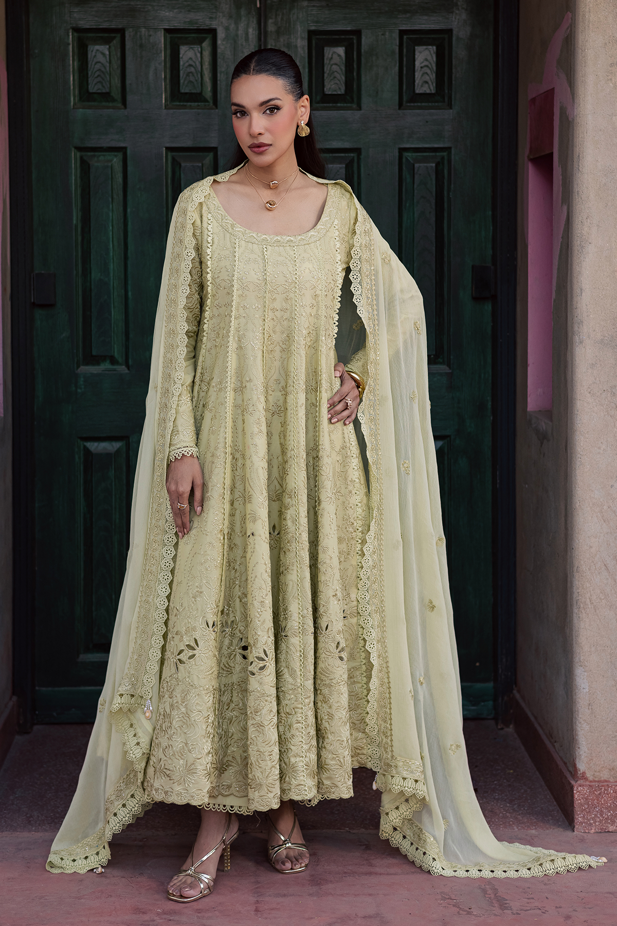 Zarposh | Celia Luxury Lawn 26 |ELVIA - Luxury Dress - available at Maria Faisal in UK and USA.