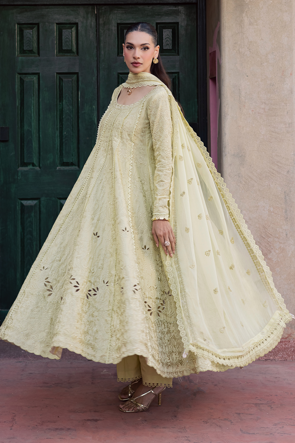 Zarposh | Celia Luxury Lawn 26 |ELVIA - Luxury Dress - available at Maria Faisal in UK and USA.