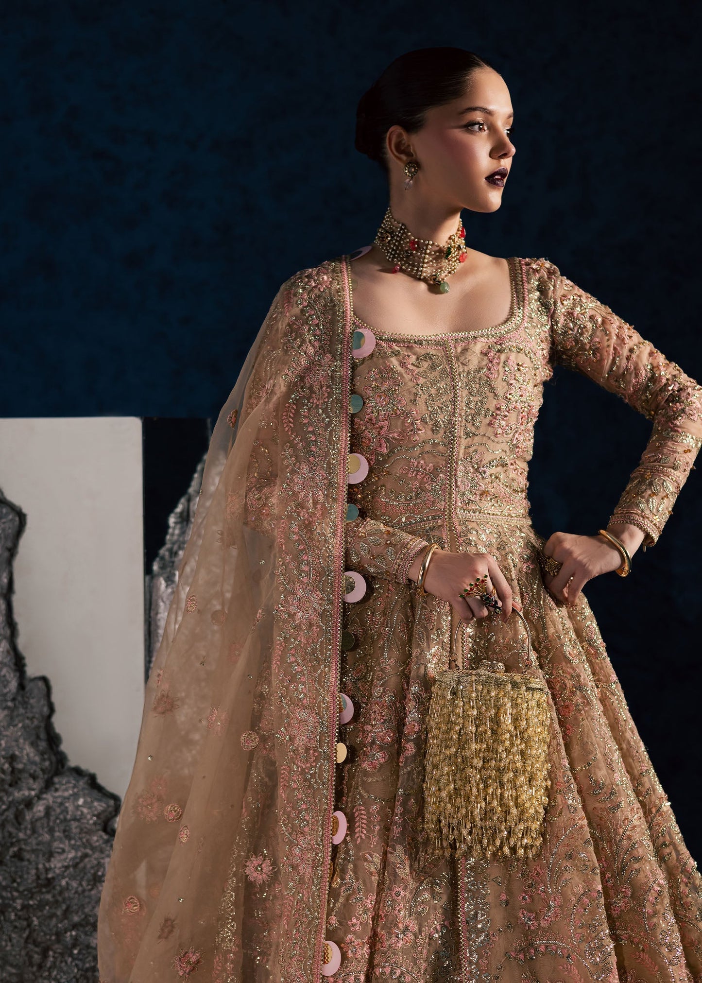 Maria Osama Khan | Lamhay Wedding Festive | NISBAT - Wedding Dress - available at Maria Faisal in UK and USA.