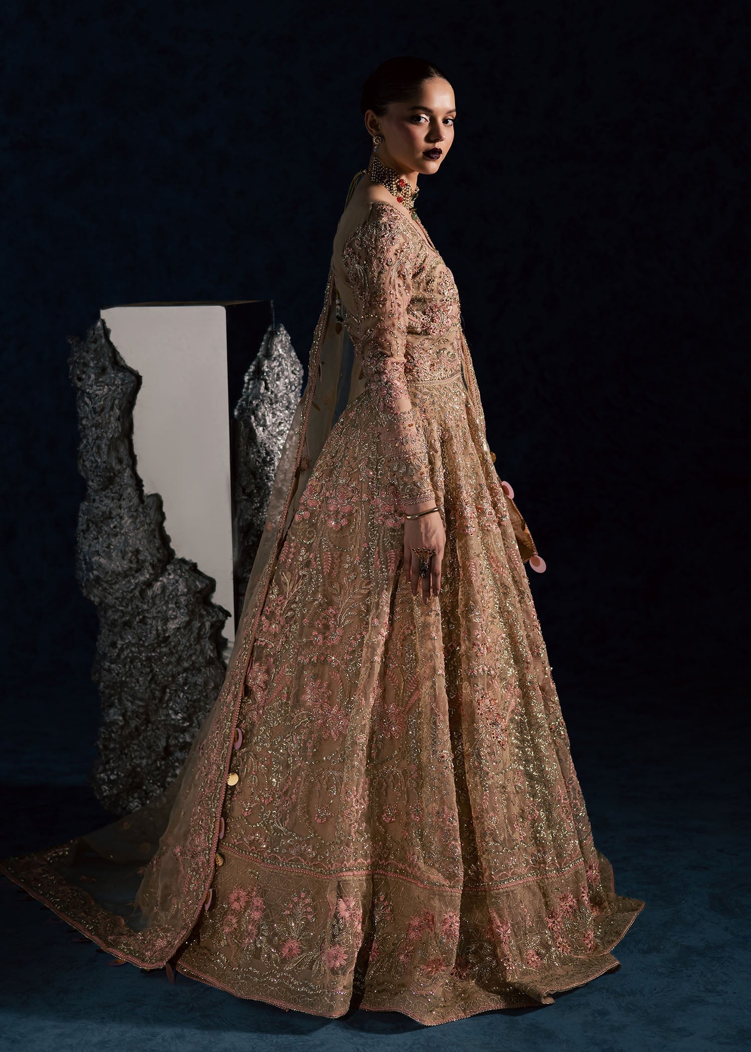 Maria Osama Khan | Lamhay Wedding Festive | NISBAT - Wedding Dress - available at Maria Faisal in UK and USA.