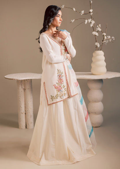 Maria Osama Khan | Noir Bliss Luxury Formals | Pearl Whisper - Formal Dress - available at Maria Faisal in UK and USA.