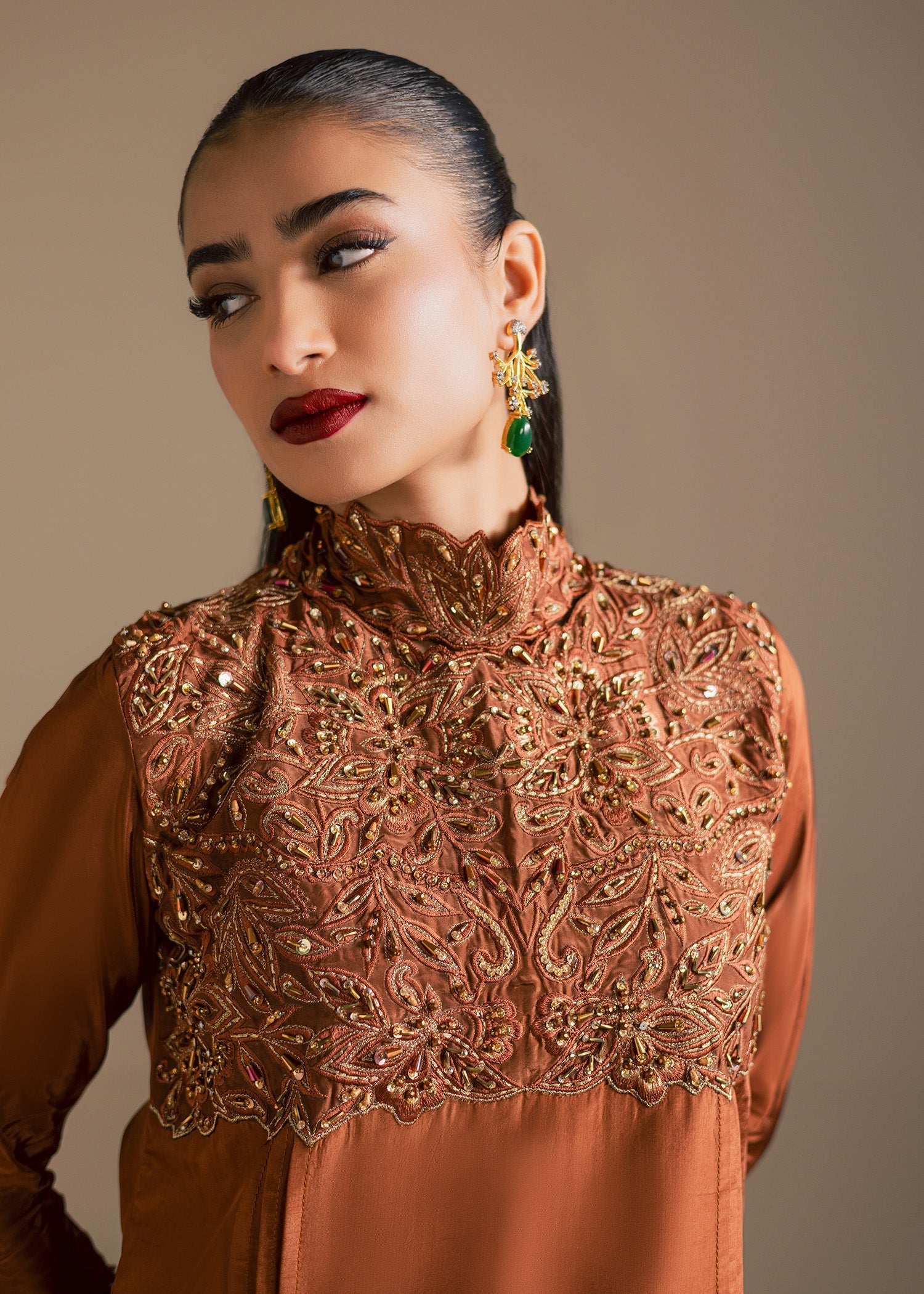 Maria Osama Khan | Noir Bliss Luxury Formals | Coco Dusk - Formal Dress - available at Maria Faisal in UK and USA.