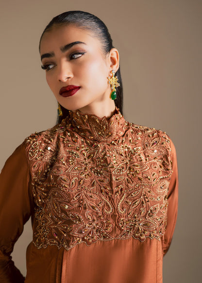 Maria Osama Khan | Noir Bliss Luxury Formals | Coco Dusk - Formal Dress - available at Maria Faisal in UK and USA.