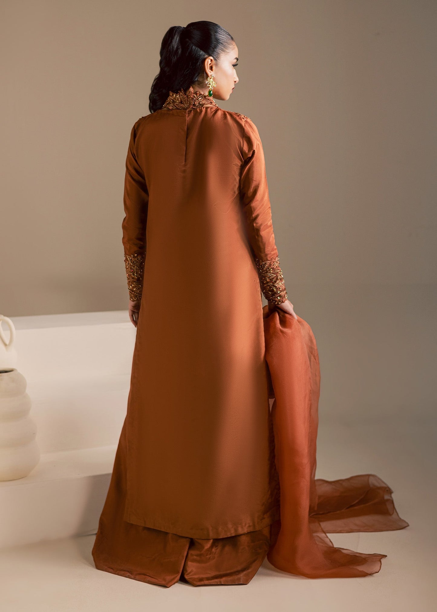 Maria Osama Khan | Noir Bliss Luxury Formals | Coco Dusk - Formal Dress - available at Maria Faisal in UK and USA.