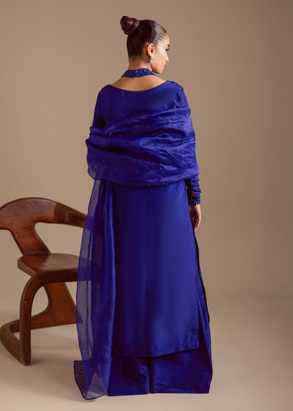 Maria Osama Khan | Noir Bliss Luxury Formals | Majestic Noir - Formal Dress - available at Maria Faisal in UK and USA.