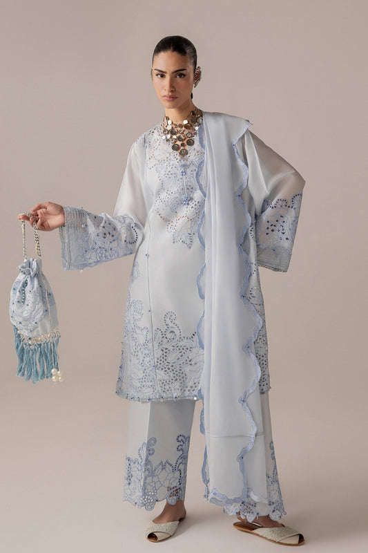 Elan | Stitched Pret 26 | BRUMINE (EL26-02 A ST) - Luxury Dress - available at Maria Faisal in UK and USA.