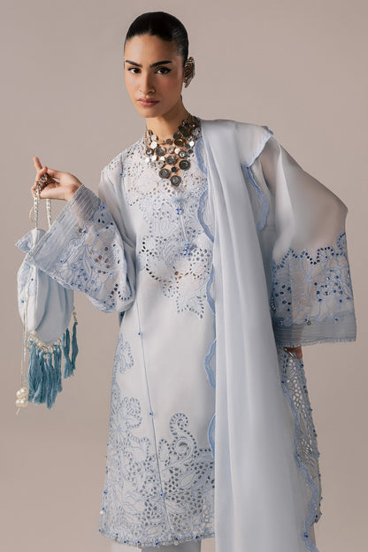 Elan | Stitched Pret 26 | BRUMINE (EL26-02 A ST) - Luxury Dress - available at Maria Faisal in UK and USA.