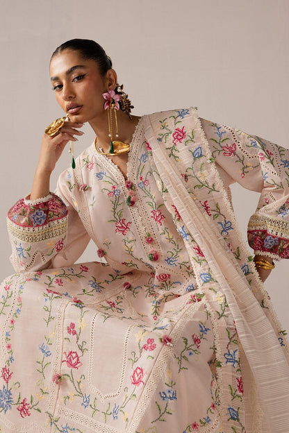Elan | Stitched Pret 26 | SOZRAAG (EL26-03 A ST) - Luxury Dress - available at Maria Faisal in UK and USA.
