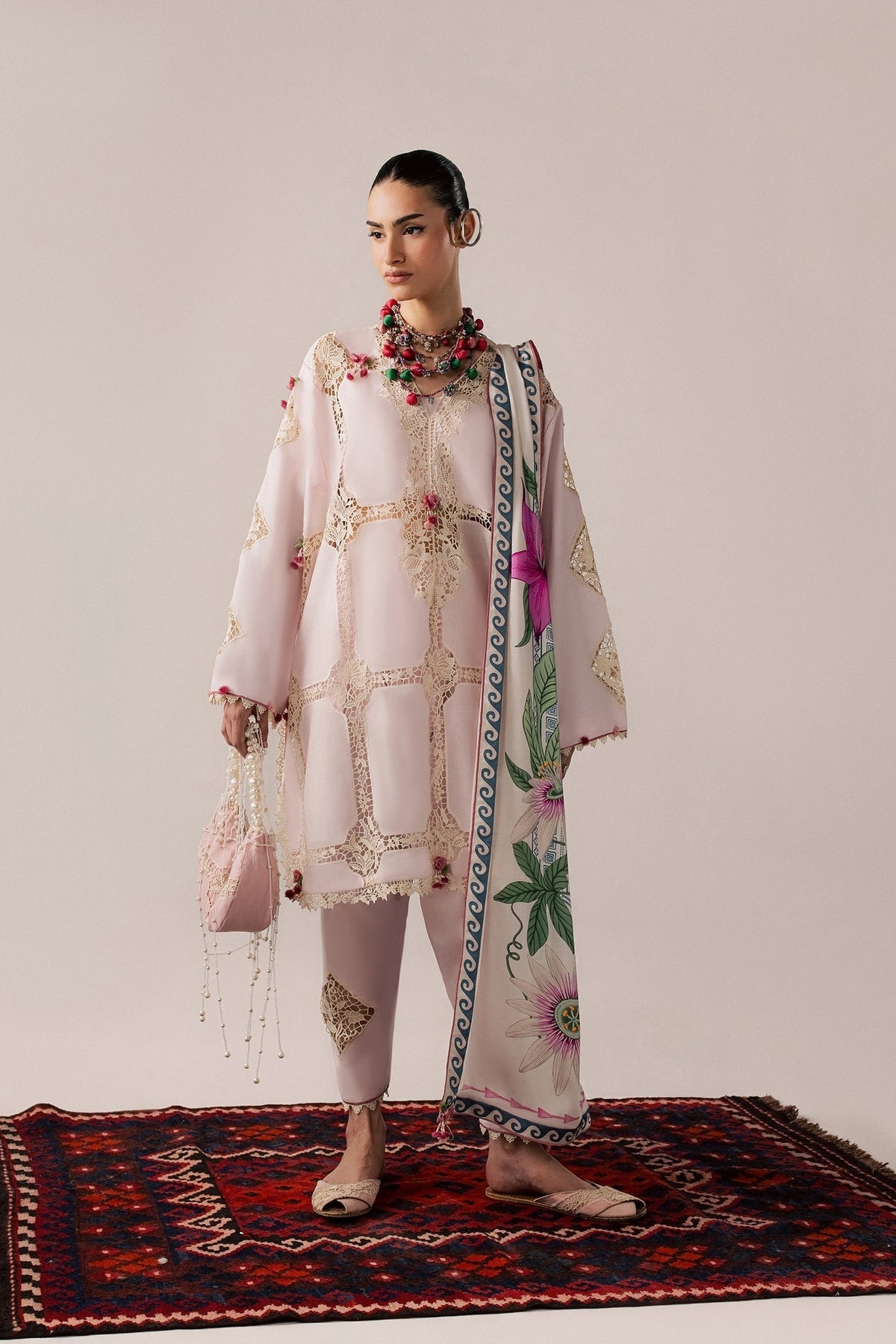 Elan | Stitched Pret 26 | ZERIN (EL26-11 A ST) - Luxury Dress - available at Maria Faisal in UK and USA.