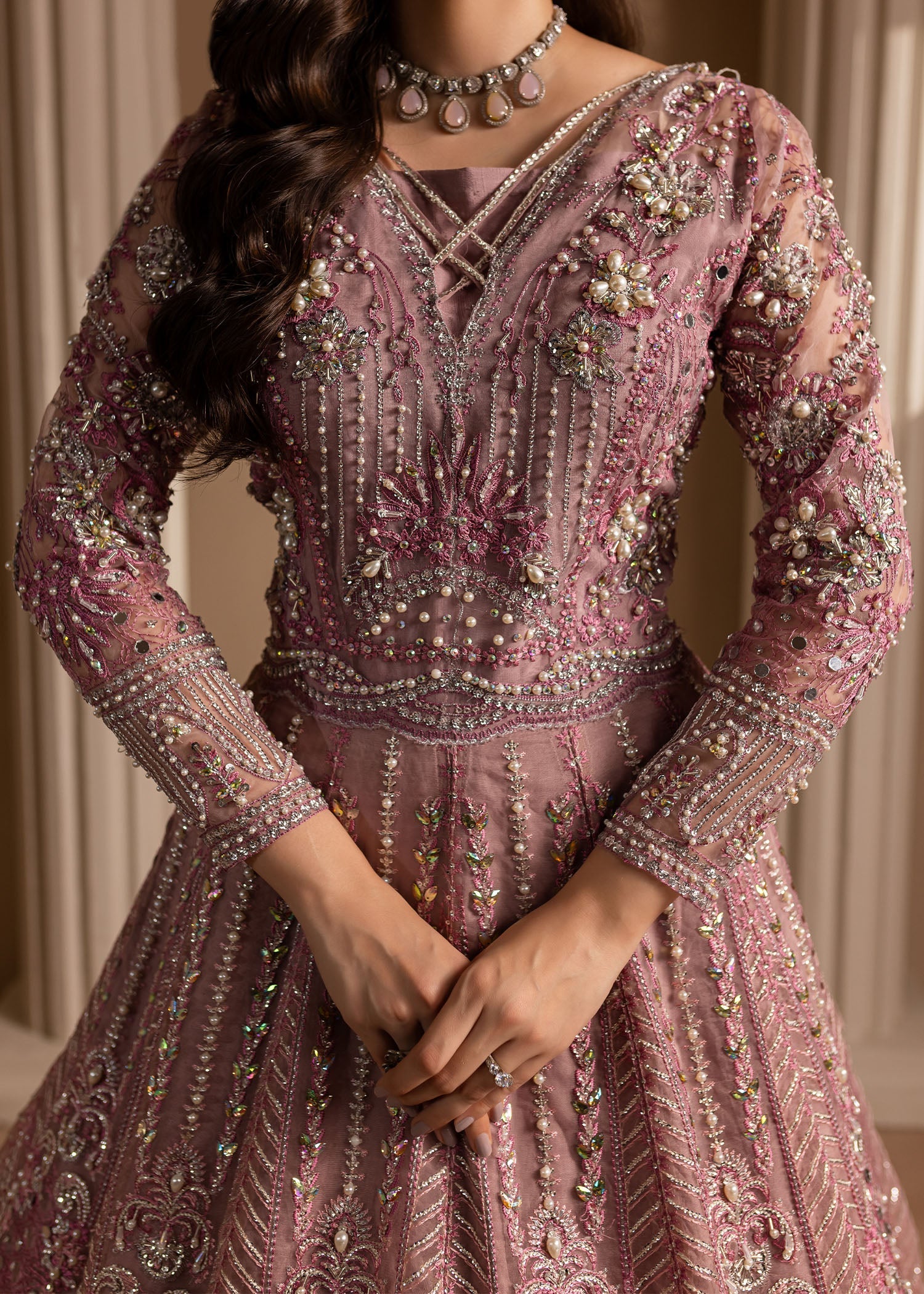 Maria Osama Khan | Lamhay Wedding Festive | Pakeezah - Designer Dress with Intricate embroidery and embellishments. Shop elegent wedding dress at Maria Faisal.