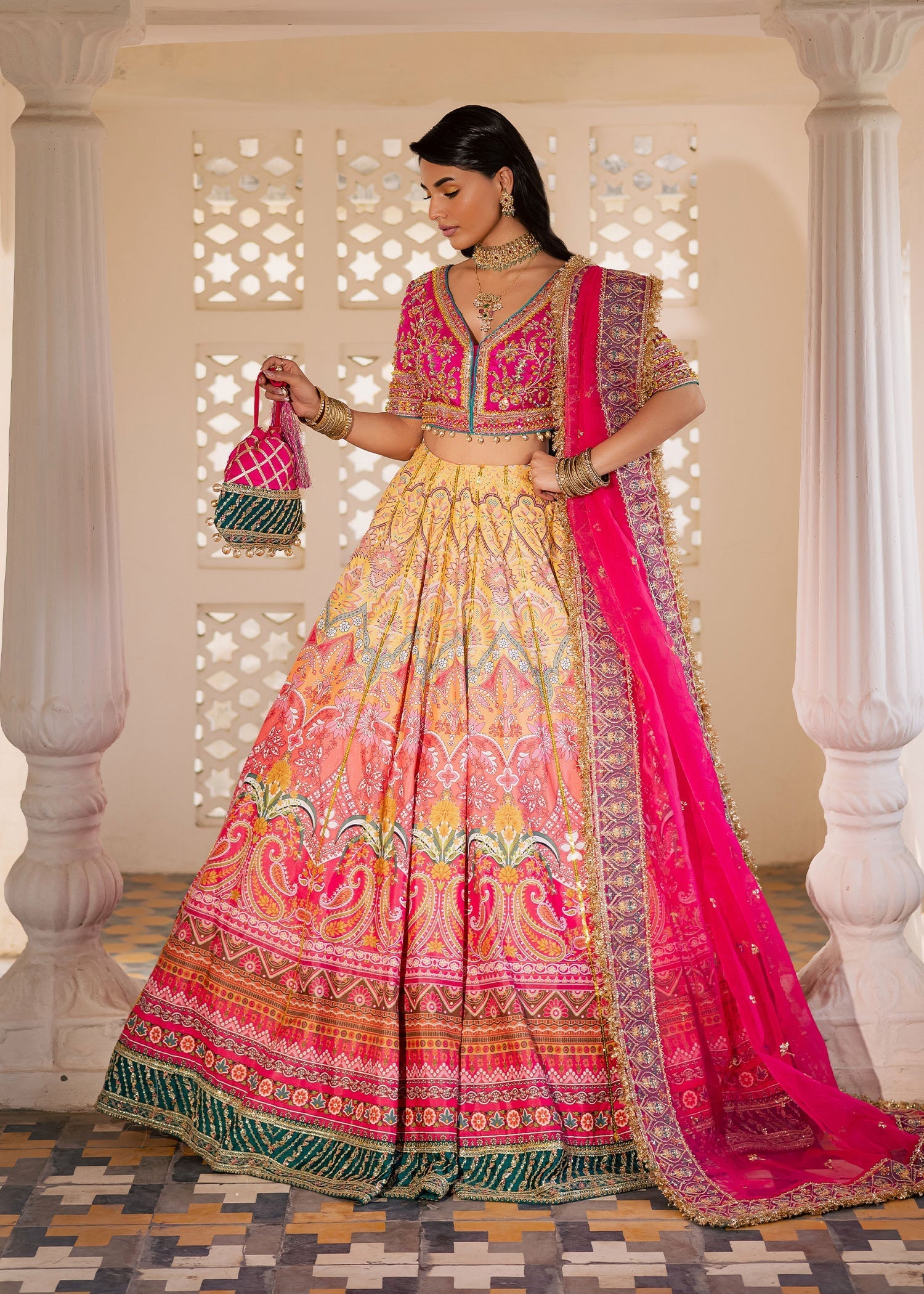 Maria Osama Khan | Khawabeedah Wedding Formals | Soraya - Dress - available at Maria Faisal in UK and USA.
