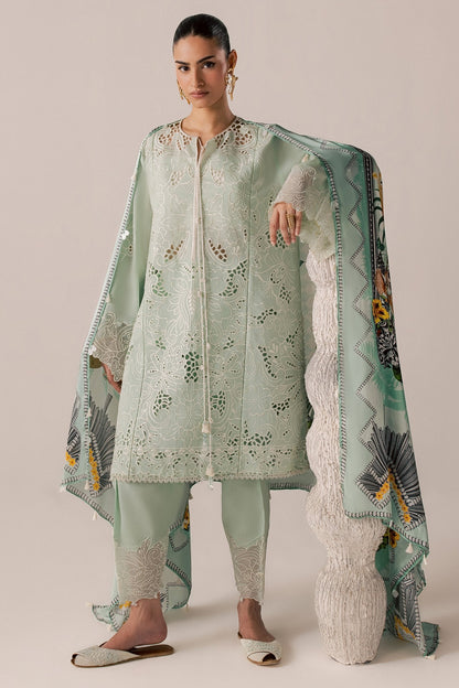 Elan | Stitched Pret 26 | ZEVARE (EL26-07 A ST) - Luxury Dress - available at Maria Faisal in UK and USA.