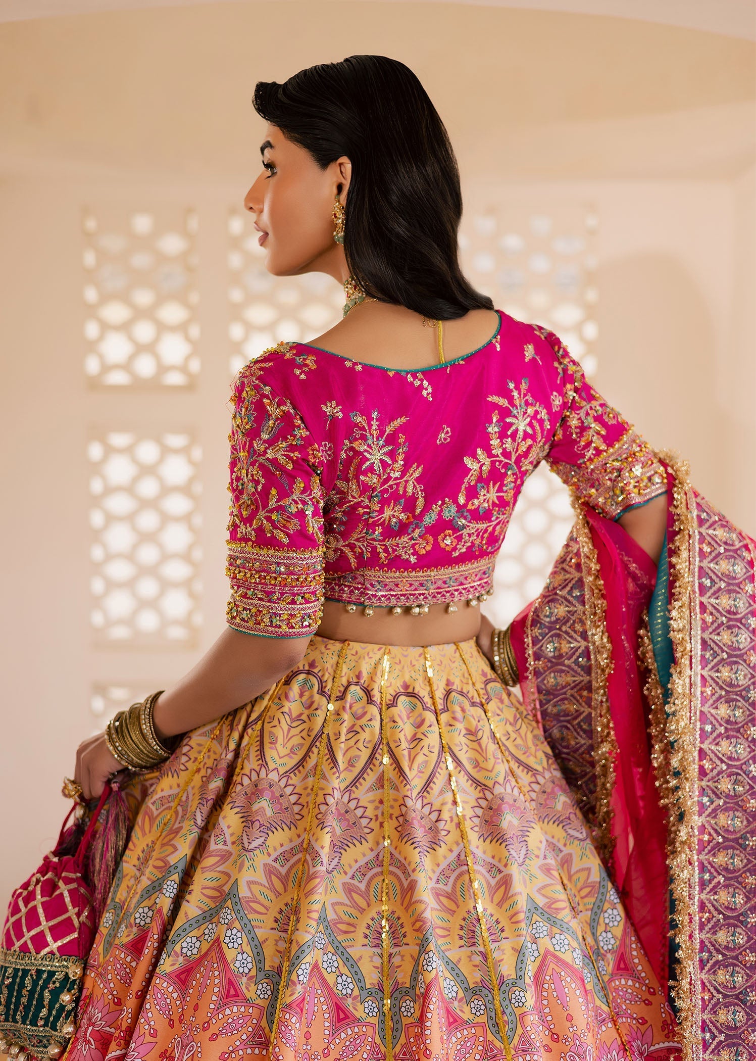 Maria Osama Khan | Khawabeedah Wedding Formals | Soraya - Dress - available at Maria Faisal in UK and USA.