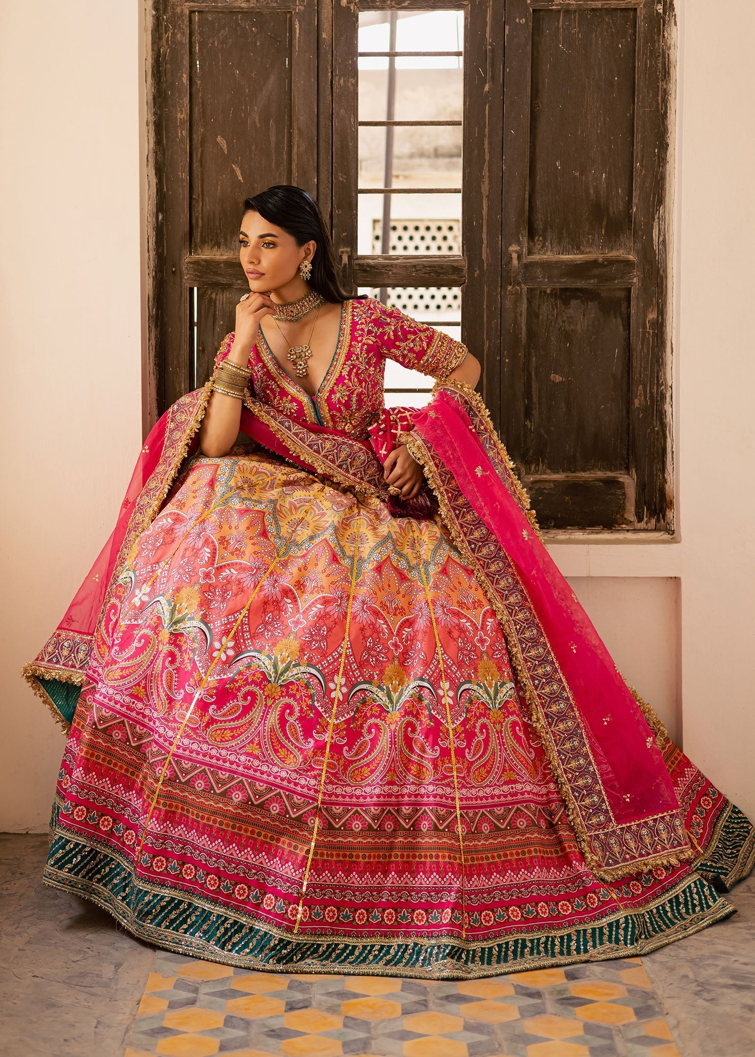 Maria Osama Khan | Khawabeedah Wedding Formals | Soraya - Dress - available at Maria Faisal in UK and USA.