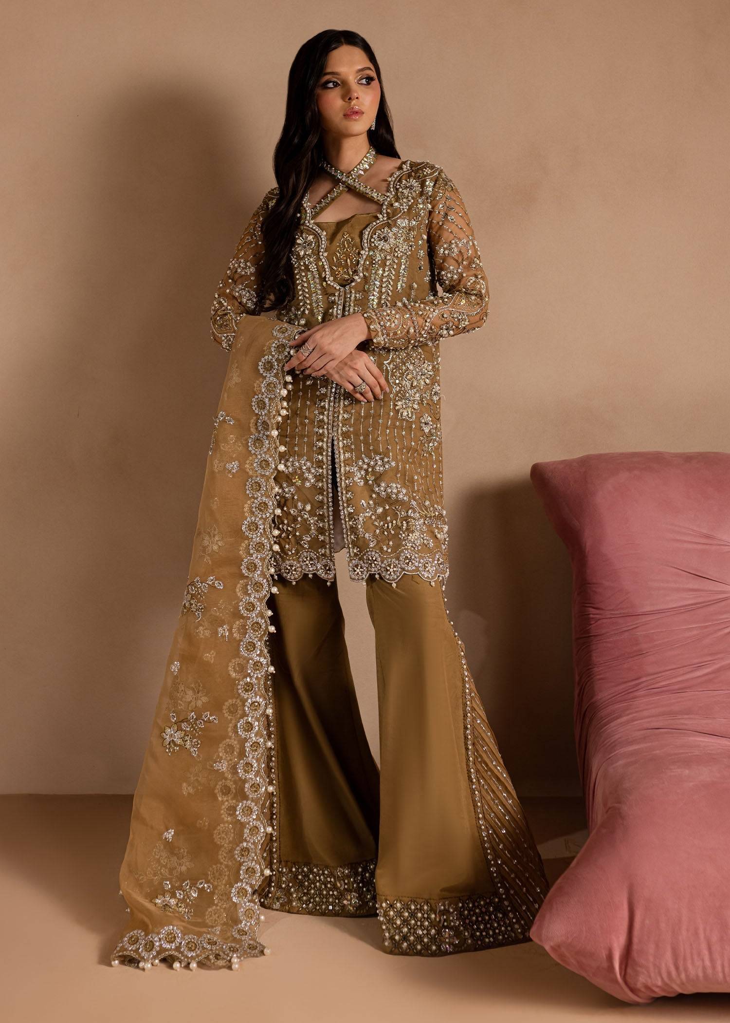 Maria Osama Khan | Lamhay Wedding Festive | Sabahat by Maria Faisal - Registered Vendor of : Farasha - type : Formal - 100% original wedding dresses
