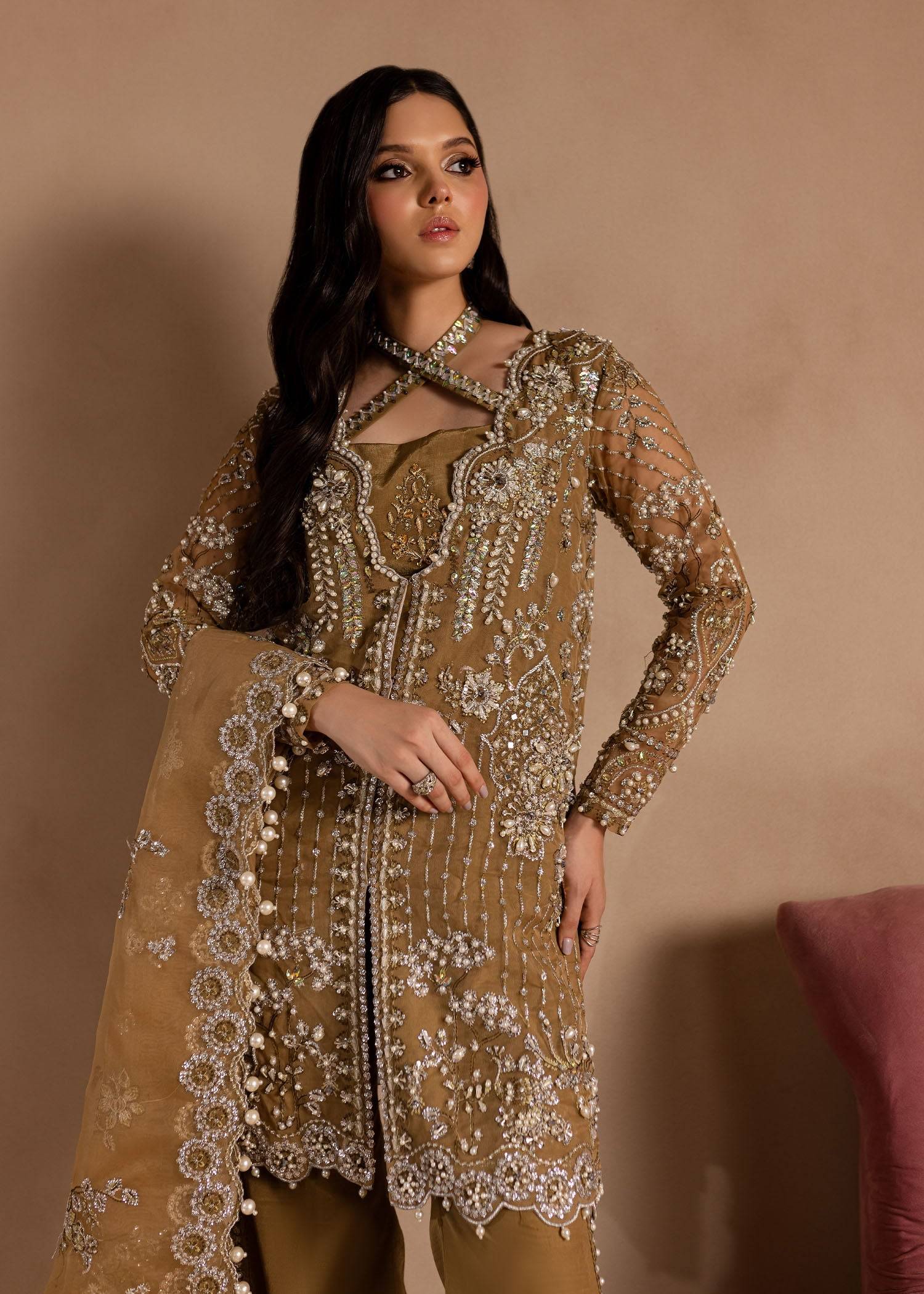 Maria Osama Khan | Lamhay Wedding Festive | Sabahat by Maria Faisal - Registered Vendor of : Farasha - type : Formal - 100% original wedding dresses