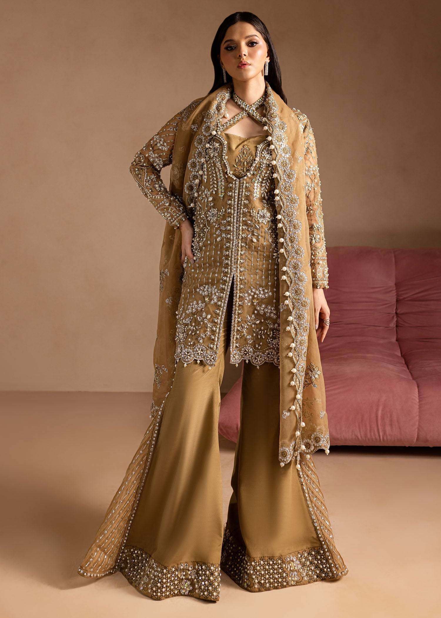 Maria Osama Khan | Lamhay Wedding Festive | Sabahat by Maria Faisal - Registered Vendor of : Farasha - type : Formal - 100% original wedding dresses