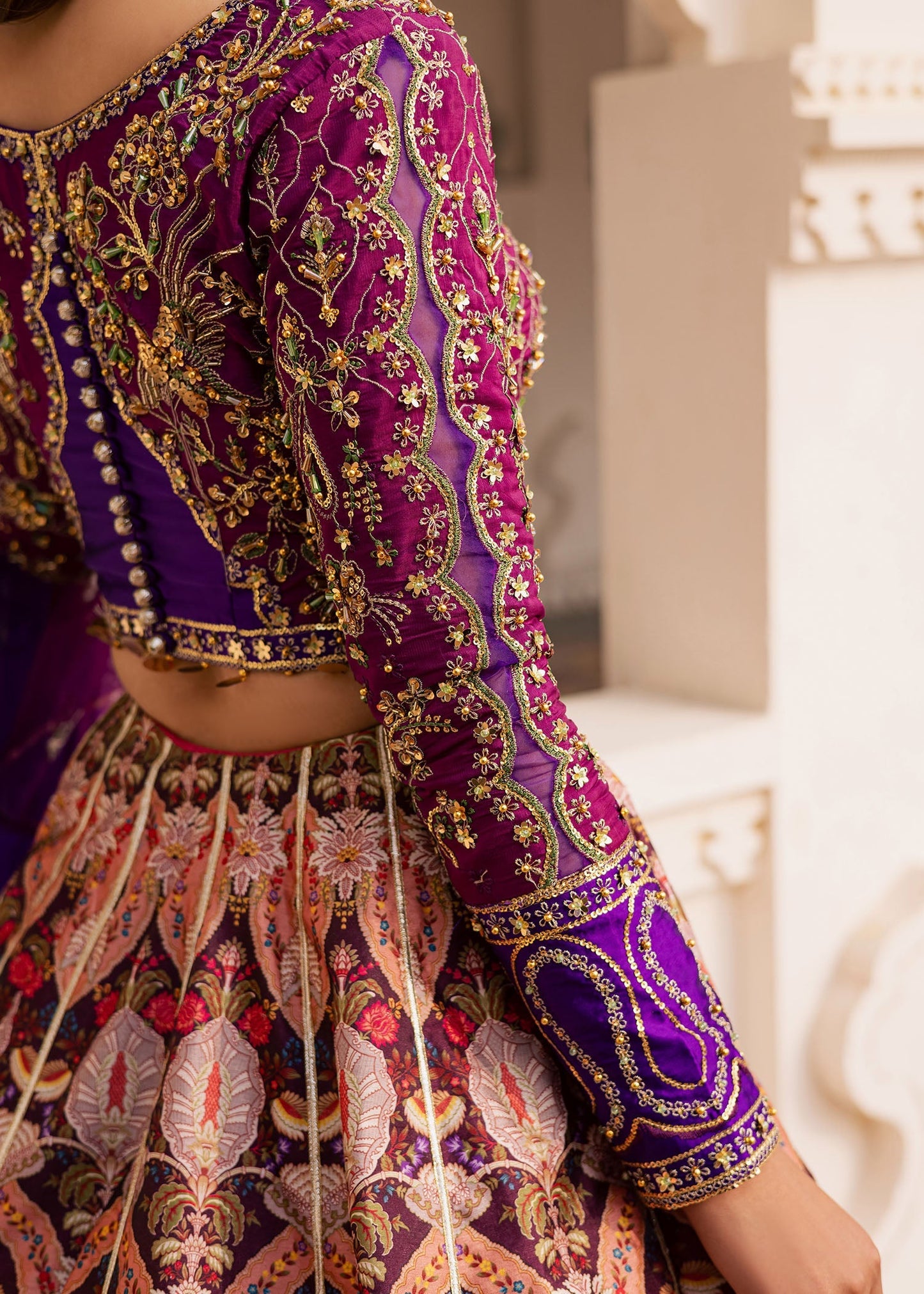Maria Osama Khan | Khawabeedah Wedding Formals | Shireen - Dress - available at Maria Faisal in UK and USA.