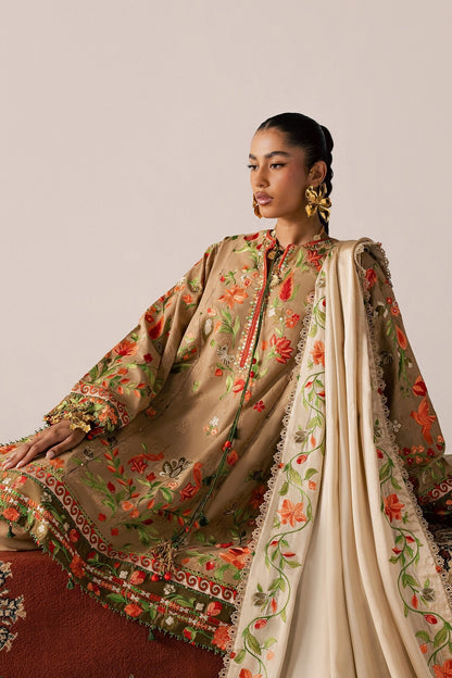 Elan | Stitched Pret 26 | DEODAR (EL26-12 B ST) - Luxury Dress - available at Maria Faisal in UK and USA.