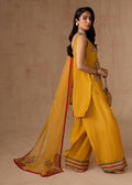 Maria Osama Khan | Noir Bliss Luxury Formals | Marigold Muse by Maria Faisal - Registered Vendor of : Maria Osama Khan - type : Ladies Clothes - 100% original wedding dresses