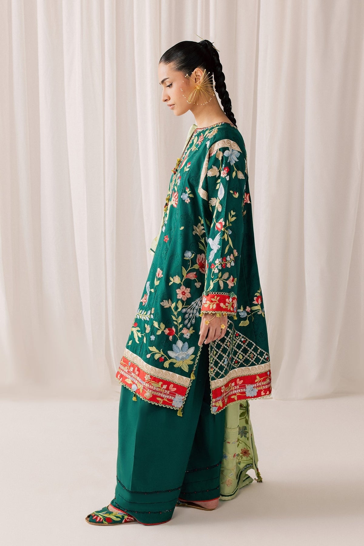 Elan | Stitched Pret 26 | DEODAR (EL26-12 A ST) - Luxury Dress - available at Maria Faisal in UK and USA.